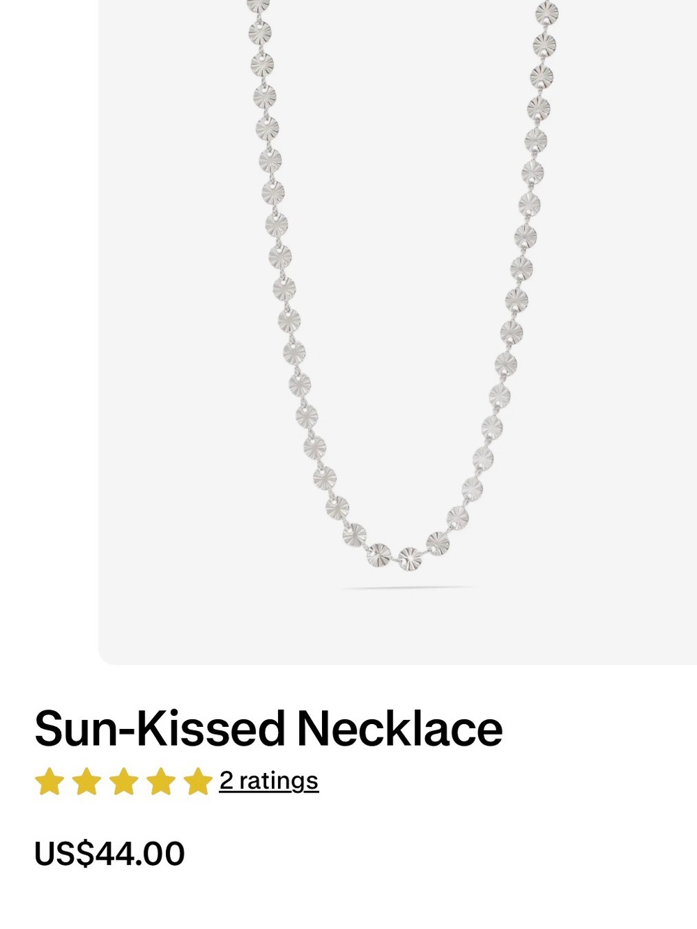 Silver Necklace and Bracelet Set - Picture 3 of 4